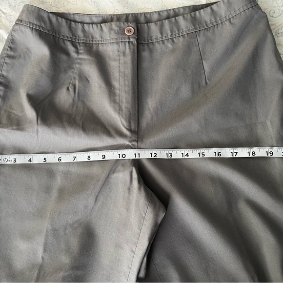 Talbots Gray Straight Leg Pants - Picture 4 of 10